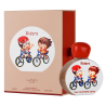 Lattafa Perfume Pride Riders EDP 75 ml — productweergave; zeer nabije close-up; op een witte achtergrond; gemiddelde kadrering