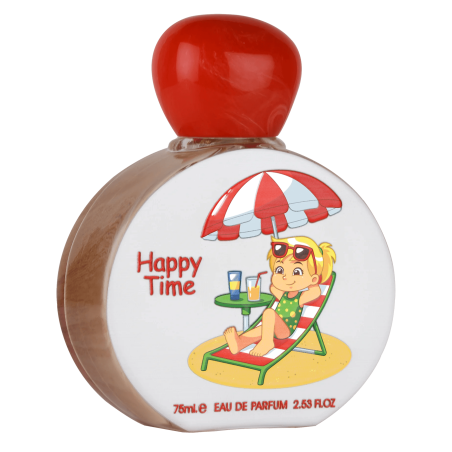 Lattafa Perfume Pride Happy Time EDP 75 ml — изображение товара; очень крупный план; на белом фоне; самый широкий кадр
