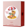 Lattafa Perfume Pride Happy Time EDP 75 ml — изображение товара; очень крупный план; на белом фоне; самый близкий кадр