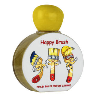 Lattafa Perfume Pride Happy Brush EDP 75 ml — toote vaade; väga lähivõte; valgel taustal; kõige laiem kadreering