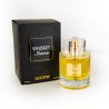 Fragrance World Whiskey Intense EDP 100 ml — Produkt und Verpackung; Nahaufnahme; auf weißem Hintergrund