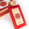 Fragrance World Queen of Red EDP 100 ml — упаковка товара; крупный план; на светлом фоне
