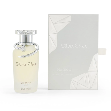 Gulf Orchid Silver Elixir EDP 100 ml — изображение товара; полная композиция; на белом фоне; самый близкий кадр