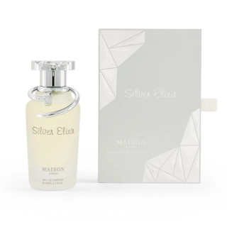 Gulf Orchid Silver Elixir EDP 100 ml — изображение товара; полная композиция; на белом фоне; самый близкий кадр