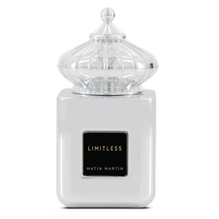 Matin Martin LIMITLESS EDP 100 ml — productweergave; close-up; op een witte achtergrond