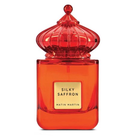 Matin Martin SILKY SAFFRON EDP 100 ml — изображение товара; крупный план; на белом фоне