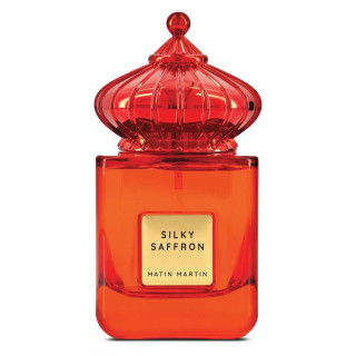 Matin Martin SILKY SAFFRON EDP 100 ml — изображение товара; крупный план; на белом фоне