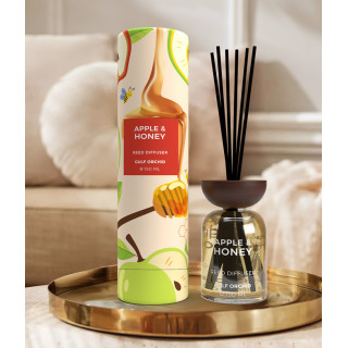 Gulf Orchid APPLE & HONEY 150 ml — productweergave; zeer nabije close-up; op een witte achtergrond