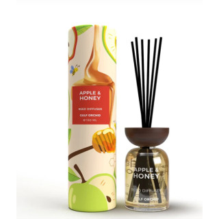 Gulf Orchid APPLE & HONEY 150 ml — product en verpakking; close-up; op een witte achtergrond