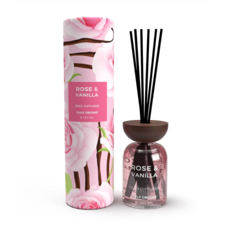 Gulf Orchid ROSE & VANILLA 150 ml — изображение товара; крупный план; на белом фоне
