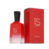 Fragrance World IS L'Amour EDP 75 ml — produkt og emballasje; nærbilde; på hvit bakgrunn