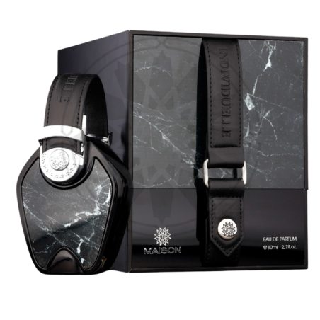 Fragrance World Individuelle Black Maison EDP 80 ml — изображение товара; очень крупный план; на белом фоне; самый широкий кадр