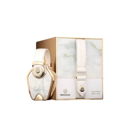 Fragrance World Individuelle White Maison EDP 80 ml — упаковка товара; широкая композиция; на белом фоне