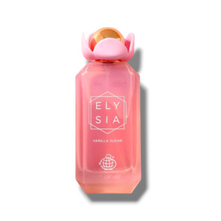 Fragrance World Elysia Vanilla Sugar EDP 100 ml — tuotekuva; koko sommitelma; valkoisella taustalla; tiukin rajaus
