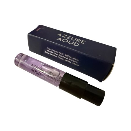 Fragrance World Azzure Aoud EDP 100 ml — toote vaade; täiskompositsioon; valgel taustal; kõige laiem kadreering