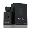 Fragrance World Night Club EDP 100 ml — упаковка товара; очень крупный план; на белом фоне; самый близкий кадр