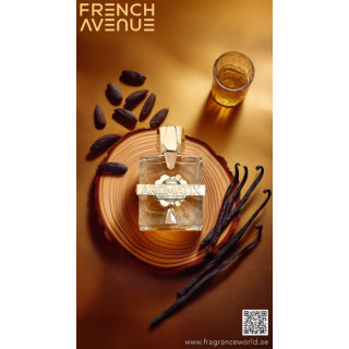 Fragrance World Aromatix X Xandal EDP 100 ml — άποψη προϊόντος; πολύ κοντινό πλάνο; πάνω σε τραπέζι