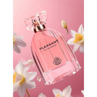 Fragrance World Pleasant EDP 100 ml — produkto vaizdas; stambus planas; baltame fone