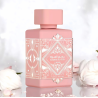 Lattafa Perfume Bade'e Al Oud Noble Blush EDP 100 ml — изображение товара; крупный план; на светлом фоне