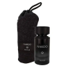 Lattafa Perfume Nardo Black EDP 100 ml — toote vaade; lähivaade; valgel taustal; kõige laiem kadreering