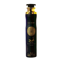 Lattafa Perfume Asad 300 ml — товар спереди; крупный план; на белом фоне