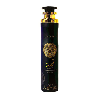 Lattafa Perfume Asad 300 ml — товар спереди; крупный план; на белом фоне