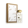 Lattafa Perfume Daloate Ana EDP 100 ml — prodotto e confezione; composizione completa; su sfondo bianco