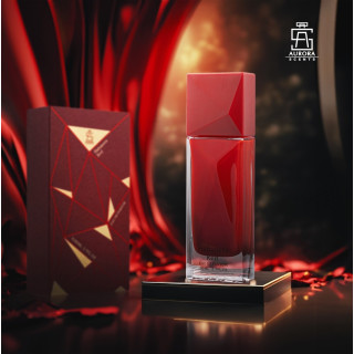 Aurora Scents Habanera Red EDP 80 ml — toote vaade; väga lähivõte; tumedal taustal