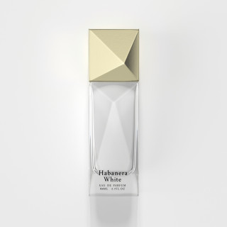 Aurora Scents Habanera White EDP 80 ml — упаковка товара; крупный план; на светлом фоне