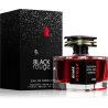 Aurora Scents Black Rouge EDP 100 ml — товар и упаковка; очень крупный план; на белом фоне
