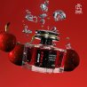 Aurora Scents Black Rouge EDP 100 ml — изображение товара; крупный план; с ингредиентами аромата