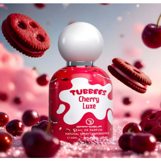 Grandeur Tubbees Cherry Luxe EDP 50 ml — изображение товара; очень крупный план; на светлом фоне