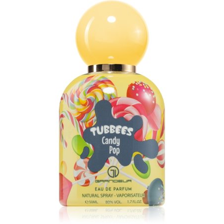 Grandeur Tubbees Candy Pop EDP 50 ml — изображение товара; полная композиция; на белом фоне