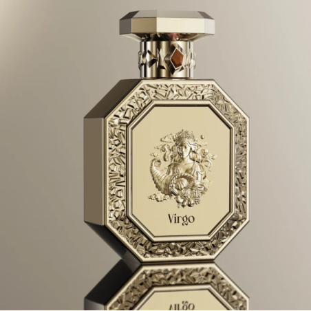 Fragrance World Genesis Virgo (Neitsi) EDP 100 ml — toote vaade; lähivaade; heledal taustal