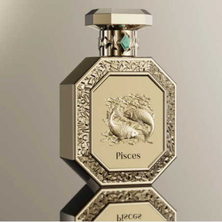 Fragrance World Genesis Pisces (Kalad) EDP 100 ml — toote vaade; lähivaade; heledal taustal