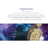 Fragrance World Genesis Sagittarius (Ambur) EDP 100 ml — toote vaade; lähivaade; toote infograafika; lähim kadreering
