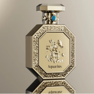 Fragrance World Genesis Aquarius (Veevalaja) EDP 100 ml — toote vaade; lähivaade; heledal taustal