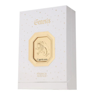 Fragrance World Genesis Capricorn (Kaljukits) EDP 100 ml — toote vaade; lähivaade; toote infograafika; kõige laiem kadreering