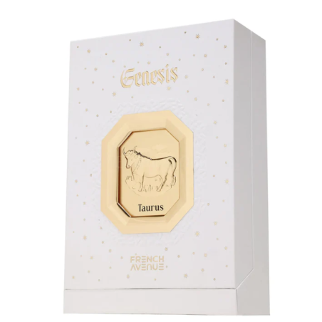 Fragrance World Genesis Taurus (Sõnn) EDP 100 ml — toote vaade; lähivaade; valgel taustal