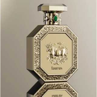 Fragrance World Genesis Taurus (Sõnn) EDP 100 ml — toote vaade; väga lähivõte; heledal taustal