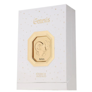 Fragrance World Genesis Aries (Jäär) EDP 100 ml — toote vaade; lähivaade; toote infograafika; kõige laiem kadreering
