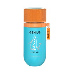 Emper Genius Hayati EDP 100 ml — товар спереди; полная композиция; на белом фоне