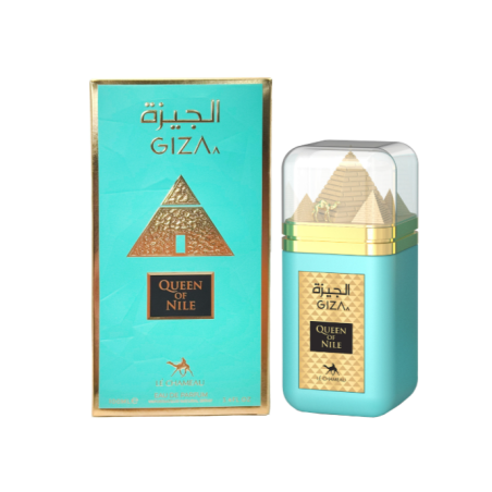 Emper Giza Queen of Nile EDP 100 ml — упаковка товара; крупный план; на белом фоне