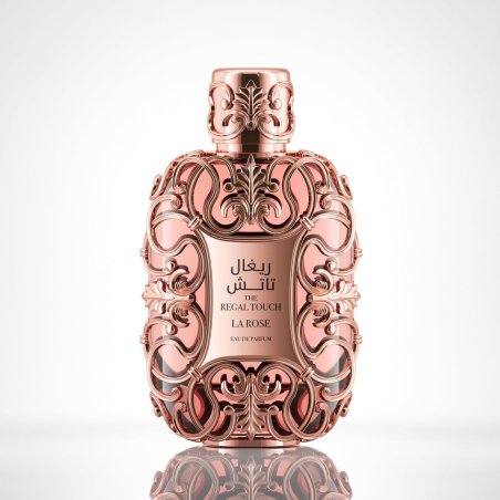 Emper Regal Touch La Rose EDP 100 ml — изображение товара; крупный план; на светлом фоне