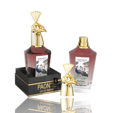 Emper Paonne EDP 100 ml — product en verpakking; close-up; op een witte achtergrond