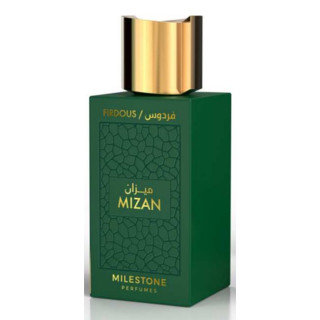 Emper Mizan Firdous EDP 100 ml — produktas iš priekio; artimas vaizdas; baltame fone