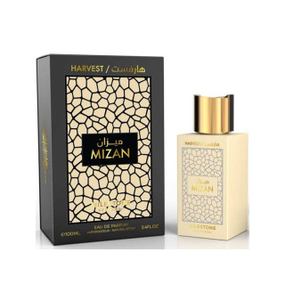 Emper Mizan Harvest EDP 100 ml — товар и упаковка; крупный план; на белом фоне; самый близкий кадр
