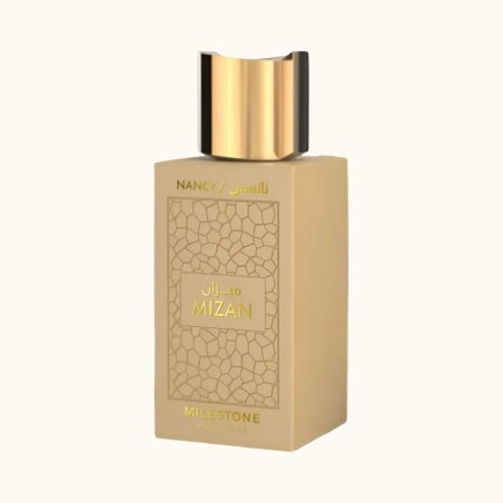 Emper Mizan Nancy EDP 100 ml — toode ja pakend; täiskompositsioon; valgel taustal