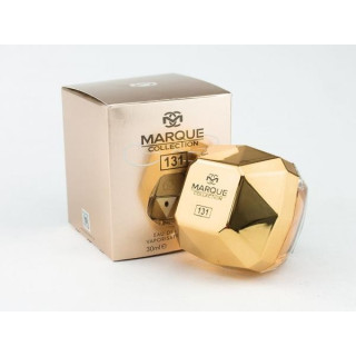Fragrance World Marque 131 EDP 30 ml — productverpakking; volledige compositie; op een witte achtergrond; ruimste kadrering