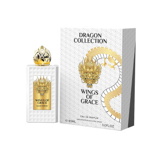 Emper Wings of Grace EDP 90 ml — product en verpakking; volledige compositie; op een witte achtergrond